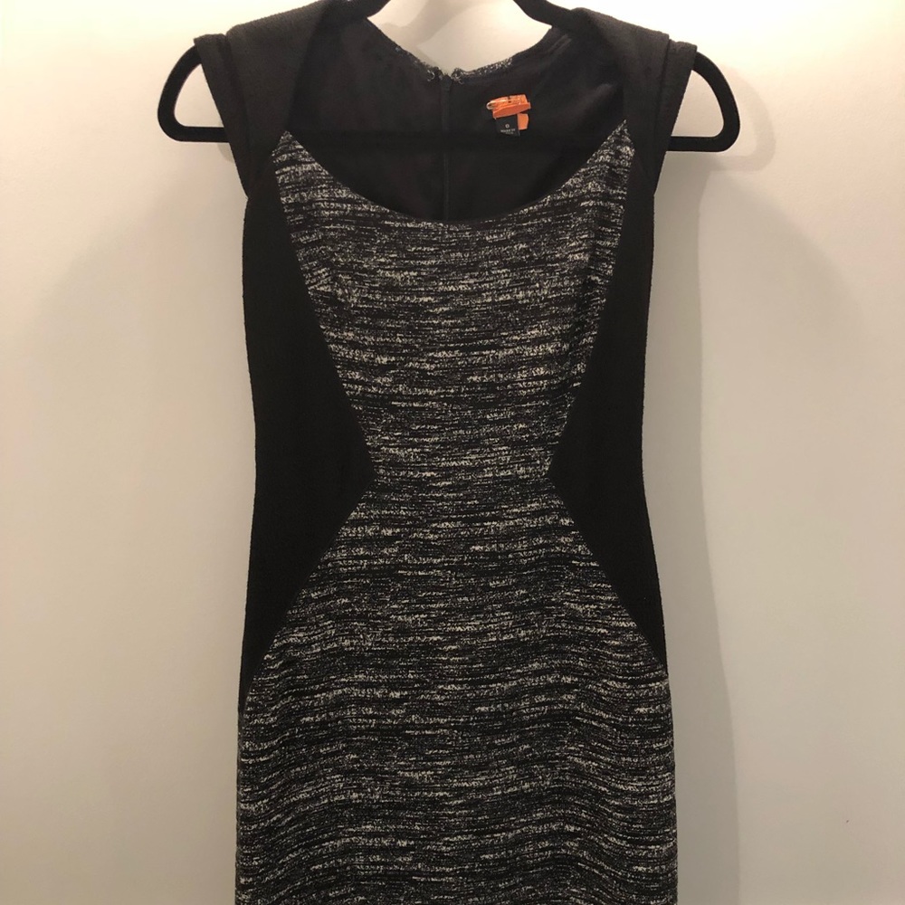Ann Taylor black and grey dress